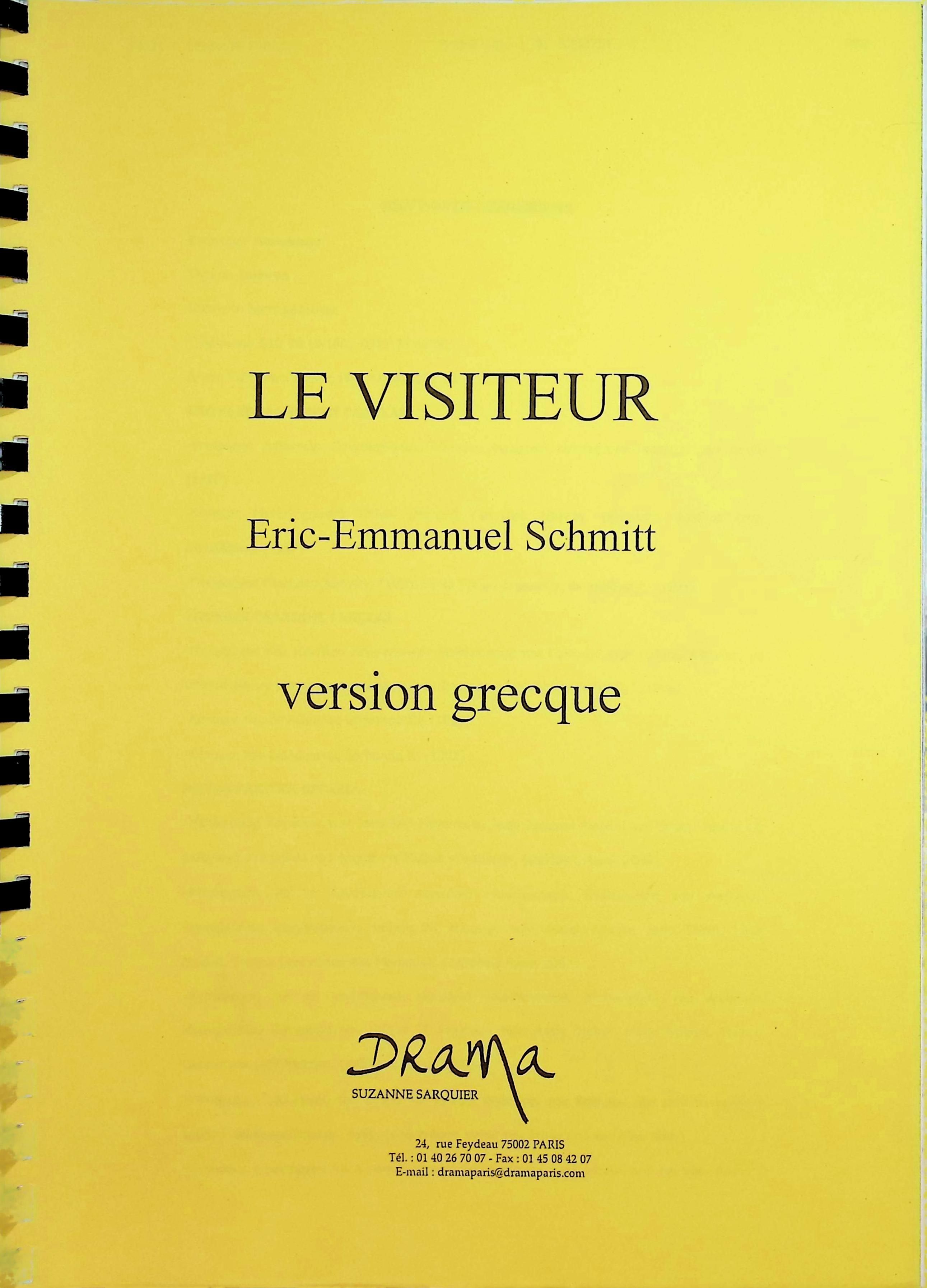 "LE VISITEUR", THE PLOT